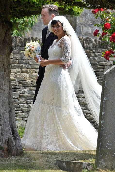 Lily Allen Chanel wedding dress